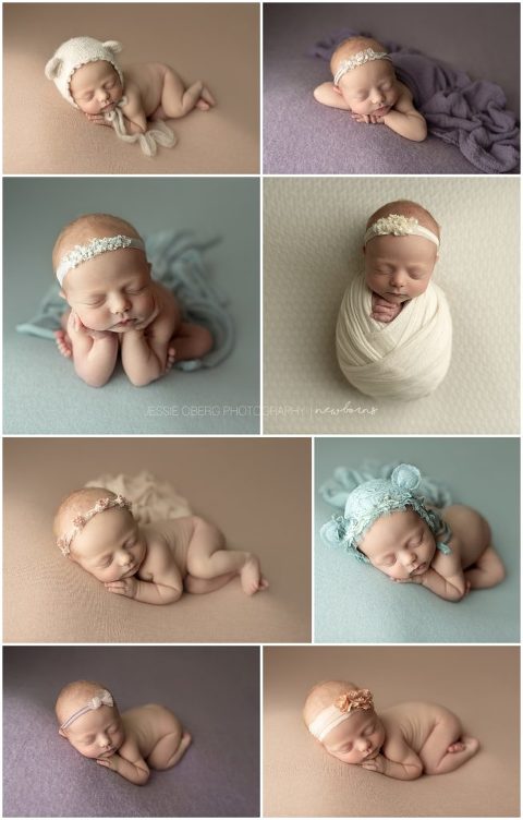Ideas for newborn posing