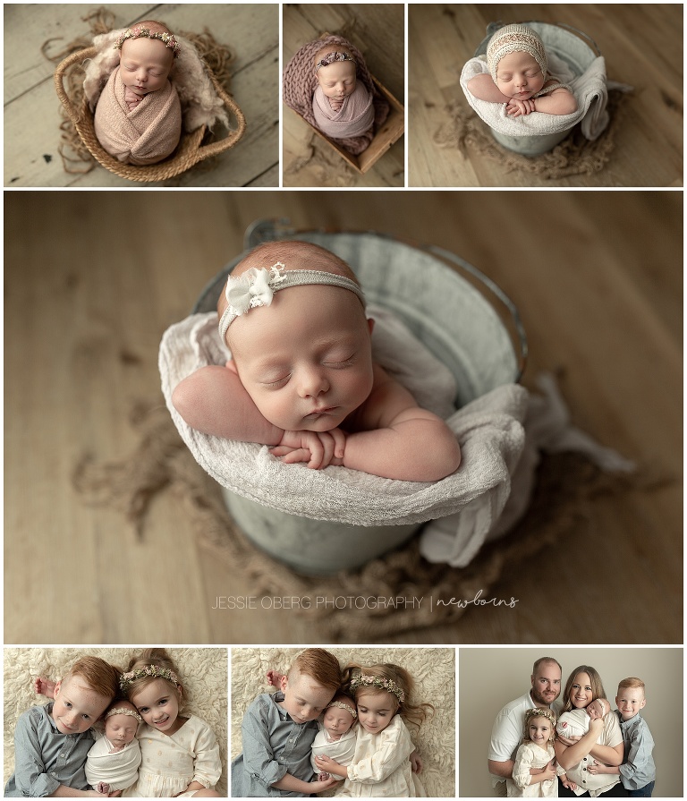 Baby Gus & Louise  Lake Country Twin Newborn Photographer